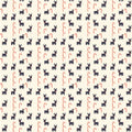 Pixelated Reindeer and Candy Cane Mural Wallpaper — Festive Retro Mural Wallpaper - room preview 04