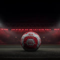 Soccer Ball Spotlight Mural Wallpaper — Dark Stadium Drama Mural Wallpaper - room preview 04