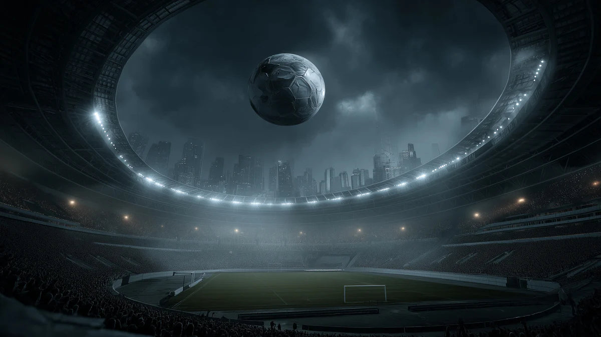 Night Soccer Stadium Mural Wallpaper —Cinematic Urban Sports Art Mural Wallpaper - room preview 04