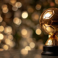 Golden Soccer Trophy Bokeh Mural Wallpaper — Cinematic Celebration Mural Wallpaper - room preview 04