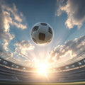 Stadium Center Shot Mural Wallpaper —Dramatic Sports Arena View Mural Wallpaper - room preview 04