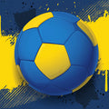 Ukrainian National Pride Soccer Mural Wallpaper — Grunge Graphic Mural Wallpaper - room preview 04