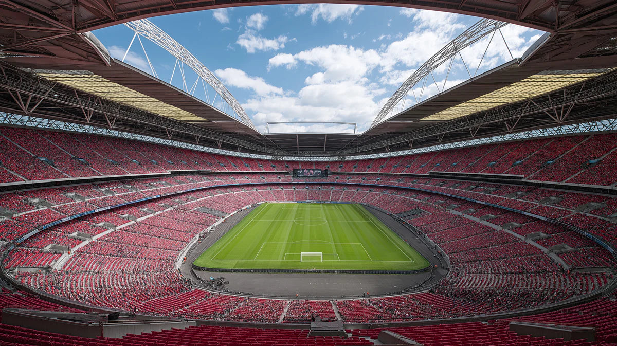 Panoramic Stadium Seating Mural Wallpaper —Sports Arena View Mural Wallpaper - room preview 04
