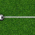 Soccer Pitch Field Mural Wallpaper — Sporty Graphic Minimalist Mural Wallpaper - room preview 04