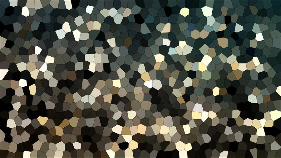 Papier peint mural Mosaïque géométrique abstraite – Papier peint mural aux tons sombres et sophistiqués printable artwork