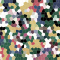 Hexagon Mosaic Mural Wallpaper — Colorful Geometric Pattern Mural Wallpaper - room preview 04