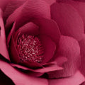 Pixel Rose Floral Mural Wallpaper — Modern Digital Mosaic Art Mural Wallpaper - room preview 04