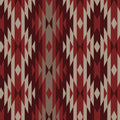 Southwest Geometric Diamond Mural Wallpaper — Earthy Tribal Motif Mural Wallpaper - room preview 04