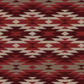 Southwestern Geometric Mural Wallpaper — Earthy Tribal Motif Mural Wallpaper - room preview 04