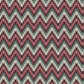 Woven Chevron Knit Mural Wallpaper — Earthy Geometric Pattern Mural Wallpaper - room preview 04