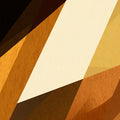 Abstract Geometric Woodgrain Mural Wallpaper — Warm Tonal Blocks Mural Wallpaper - room preview 04