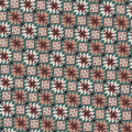 Geometric Houndstooth Mural Wallpaper — Woven Pattern Design Mural Wallpaper - room preview 04