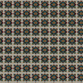 Traditional Floral Motif Mural Wallpaper — Embroidery Inspired Print Mural Wallpaper - room preview 04