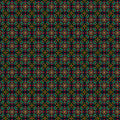 Micro Cross Floral Mural Wallpaper — Traditional Brocade Pattern Mural Wallpaper - room preview 04