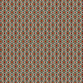 Intricate Geometric Tribal Mural Wallpaper — Earthy Teal and Red Mural Wallpaper - room preview 04