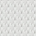 Art Deco Arch Relief Mural Wallpaper — Clean White 3D Texture Mural Wallpaper - room preview 04