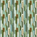 Capsule Cluster Mural Wallpaper — Mid-Century Geometric Print Mural Wallpaper - room preview 04