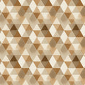 Interlocking Geometric Triangle Mural Wallpaper in Earth Tones Mural Wallpaper - room preview 04