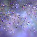 Ethereal Violet Vine Mural Wallpaper — Dreamy Floral Wall Decor Mural Wallpaper - room preview 04