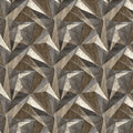 Geometric Prism Mural Wallpaper — Modern Abstract Faceted Design Mural Wallpaper - room preview 04