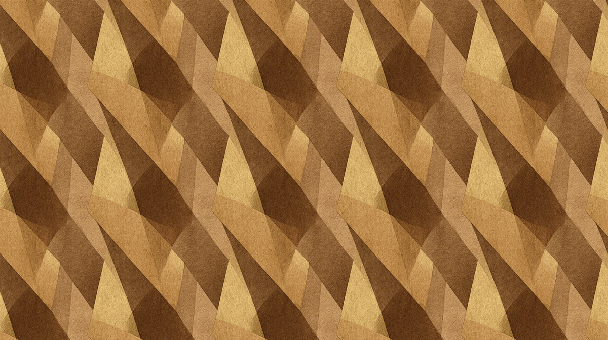 Abstract Geometric Segment Mural Wallpaper — Earthy Modern Tones Mural Wallpaper - room preview 04