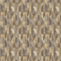 Geometric Prism Woodgrain Mural Wallpaper — Earthy Abstract Mural Wallpaper - room preview 04