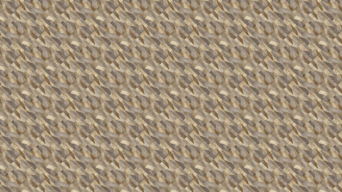 Prism Geometric Mural Wallpaper — Warm Neutral Abstract Texture Mural Wallpaper - room preview 04