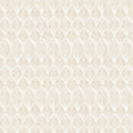 Art Deco Fan Mural Wallpaper — Minimalist Cream Repeating Motif Mural Wallpaper - room preview 04