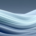 Minimalist Fluid Wave Mural Wallpaper — Soft Blue Gradient Mural Wallpaper - room preview 04