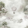 Floating Islands Storybook Mural Wallpaper — Whimsical Fantasy Mural Wallpaper - room preview 04