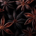 Star Anise Macro Mural Wallpaper — Organic Rustic Spice Art Mural Wallpaper - room preview 04