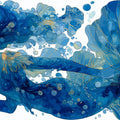 Ethereal Mermaid Underwater Mural Wallpaper — Art Nouveau Style Mural Wallpaper - room preview 04