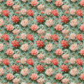 Vintage Peony Oil Painting Mural Wallpaper — Impressionistic Floral Mural Wallpaper - room preview 04
