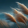 Pampas Grass Landscape Mural Wallpaper — Moody Cinematic Style Mural Wallpaper - room preview 04
