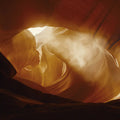 Antelope Canyon Sandstone Mural Wallpaper — Warm Desert Flow Mural Wallpaper - room preview 04