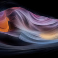 Cosmic Canyon Swirl Mural Wallpaper — Abstract Geological Flow Mural Wallpaper - room preview 04