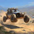Desert Off-Road Racing Mural Wallpaper — Dynamic Action Scene Mural Wallpaper - room preview 04
