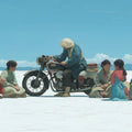 Nomadic Salt Flat Travelers Mural Wallpaper — Cinematic Adventure Mural Wallpaper - room preview 04