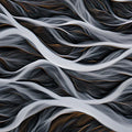 Braided River Aerial Abstract Mural Wallpaper — Minimalist Decor Mural Wallpaper - room preview 04