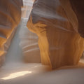 Antelope Canyon Sandstone Mural Wallpaper — Organic Desert Curves Mural Wallpaper - room preview 04