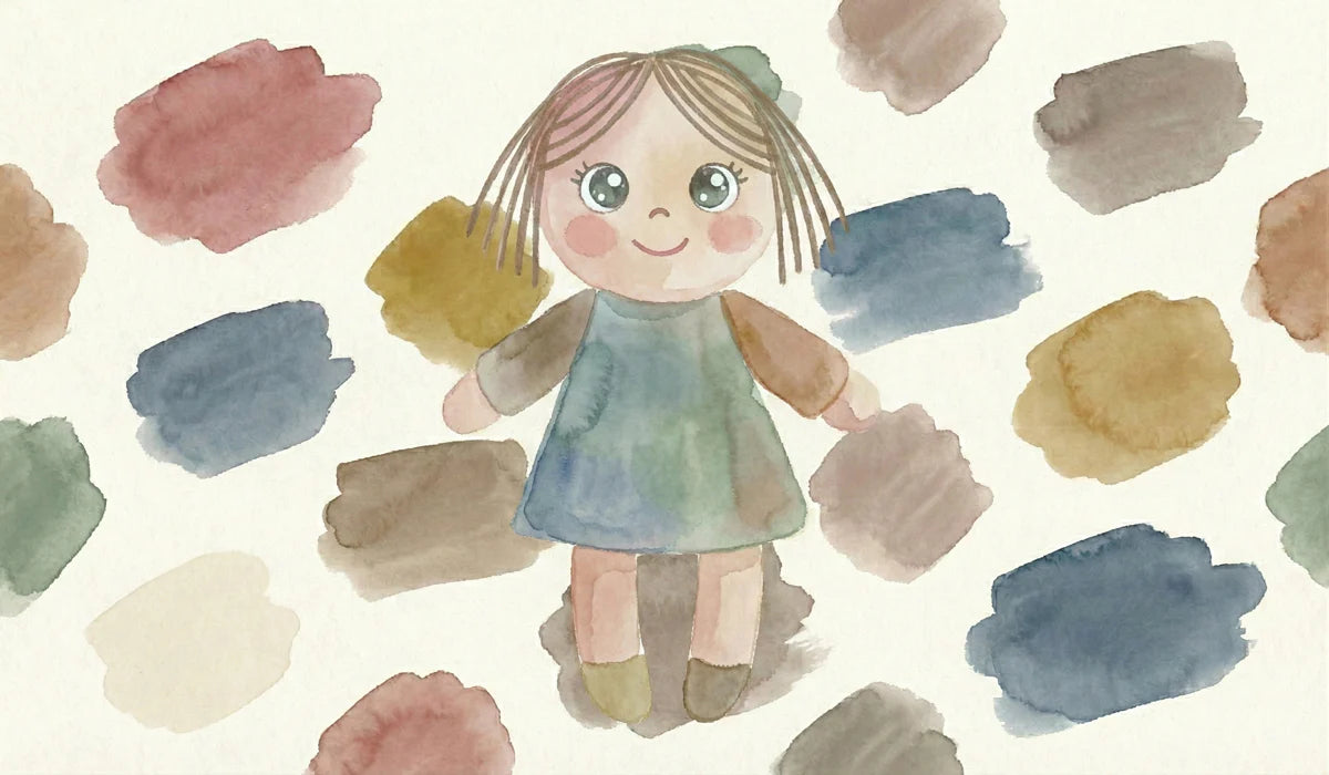 Ragdoll and Watercolor Brushstroke Mural Wallpaper — Whimsical Style Mural Wallpaper - room preview 04