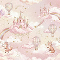 Cloud Kingdom Mural Wallpaper — Whimsical Nursery Illustration Mural Wallpaper - room preview 04