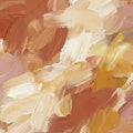 Abstract Earth Tone Brushstroke Mural Wallpaper — Artisan Paint Mural Wallpaper - room preview 04