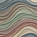 Fluid Wave 3D Mural Wallpaper — Abstract Layered Texture Design Mural Wallpaper - room preview 04