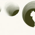 Minimalist Cat Silhouette Mural Wallpaper — Modern Tunnel Design Mural Wallpaper - room preview 04