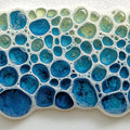 Coastal Sea Foam Mural Wallpaper — Modern Fluid Art Mural Wallpaper - room preview 04