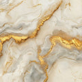 Gold Veined Marble Mural Wallpaper — Luxury Stone Interior Decor Mural Wallpaper - room preview 04