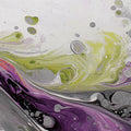 Fluid Motion Abstract Mural Wallpaper — Modern Artistic Statement Mural Wallpaper - room preview 04