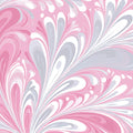 Fluid Marble Swirl Mural Wallpaper — Soft Pink & Grey Abstract Mural Wallpaper - room preview 04