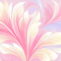 Ethereal Pastel Floral Swirl Mural Wallpaper — Soft Fluid Art Mural Wallpaper - room preview 04